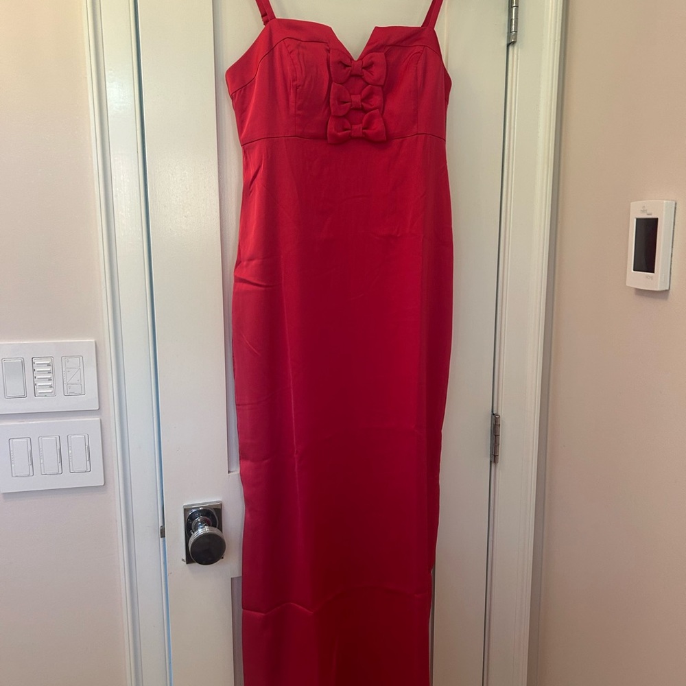 Lilly Pulitzer Jean Maxi Dress in Raspberry Rouge. Size 4. NWT